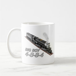 Café Taza de doble cara de la locomotora Big Boy