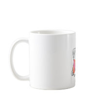 Taza de dos peces dorados