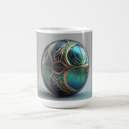 Café Taza de dos tonos 11oz (Mármol-5)