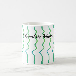Café Taza de dos tonos Sweet Chocolate Mama   Mejor mam