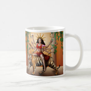 Café Taza de Durga de la diosa