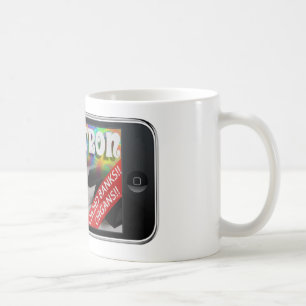 Café taza de Ellatron del iPhone