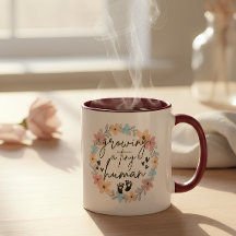 Taza de embarazo floral, Creciendo un pequeño huma