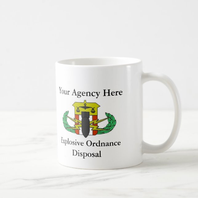 Café Taza de encargo de EOD/HDT (Derecha)