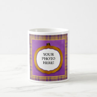 Café Taza de encargo de la foto de la calabaza de