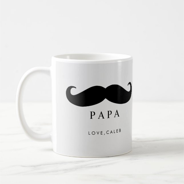 Café Taza de encargo de la foto de la PAPÁ (Izquierda)