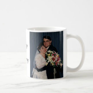 Café Taza de encargo de la foto del KRW con el texto