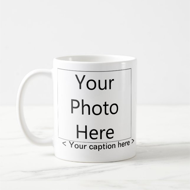 Café Taza de encargo de la foto (zurda) (Izquierda)