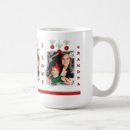 Café Taza de encargo del abuelo del navidad de la foto