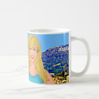 Café Taza de encargo del ilustracion de Hollywood Hills