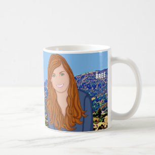 Café Taza de encargo del ilustracion de Hollywood Hills