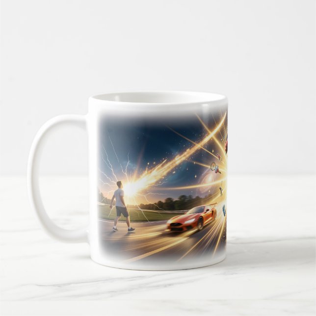Café Taza de Energía Cósmica Exitosa (Izquierda)
