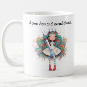 Café Taza de enfermera - Doy inyecciones y segundas opo