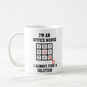 Café Taza De Enfermera En La Oficina Siempre Encuentro