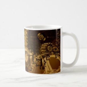 Café Taza de engranajes mecánicos