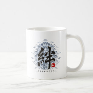 Café Taza de equipo personalizada con kanji japonés Kiz