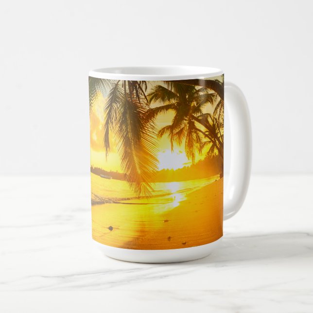 Café Taza de escapada tropical (Anverso derecho)