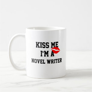 Café Taza de escritor de novelas Bésame