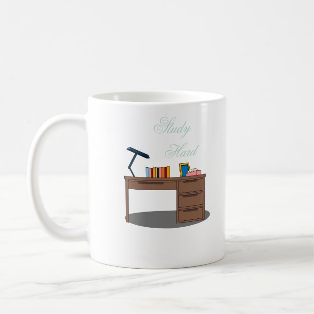 Café Taza de escritorio de estudio acogedor (Izquierda)