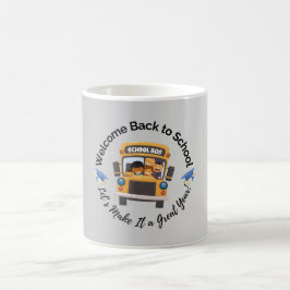 Café Taza de escuela estilo pizarra