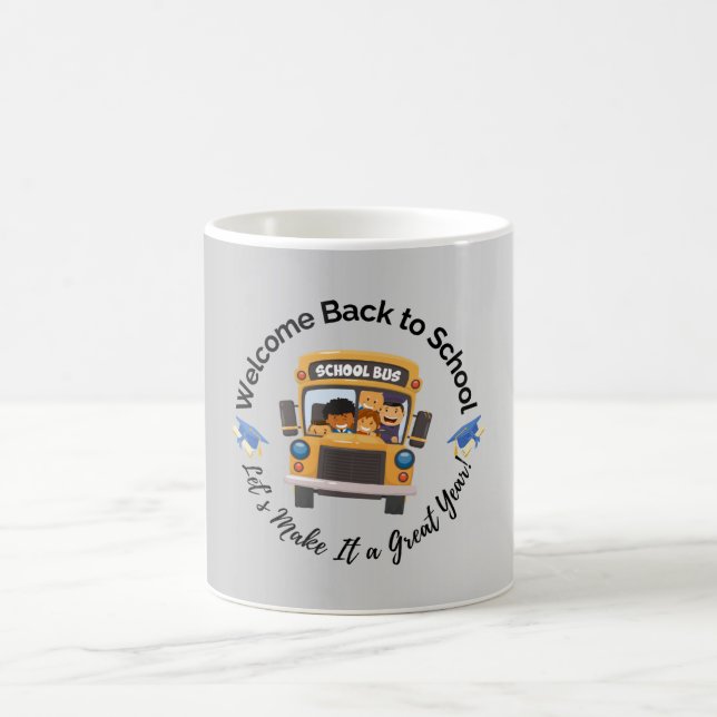 Café Taza de escuela estilo pizarra (Centro)