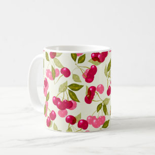 Café Taza de espresso de cereza madura