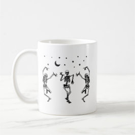 Café Taza de esqueletos bailando de Halloween