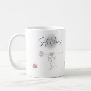 Café Taza de estética minimalista de Caos Suave