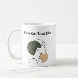 Café Taza de estilo boho con confianza tranquila