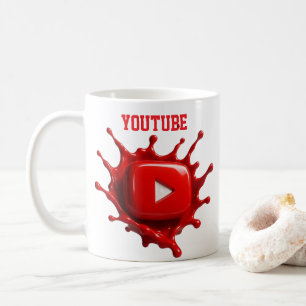 Café Taza de estilo de imagen de YouTube