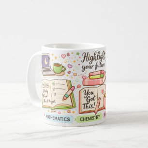 Café Taza de estudio motivacional – Envoltura pastel ac