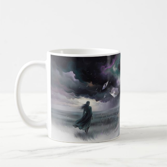 Café Taza de fantasía de corazón de tormenta de sueños (Izquierda)