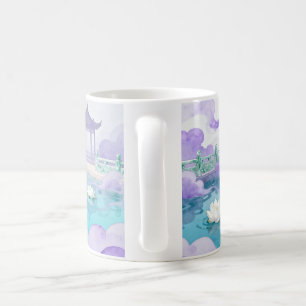 Café Taza de fantasía del lago de loto celestial
