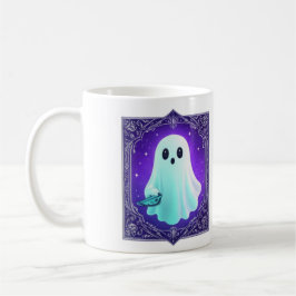Café Taza de fantasma pastel adorable