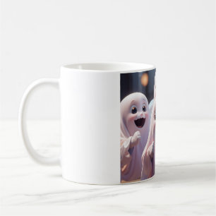 Café Taza de fantasmas felices lindos - Amigables de Ha