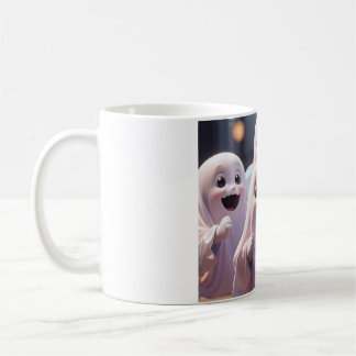 Café Taza de fantasmas felices lindos - Amigables de Ha