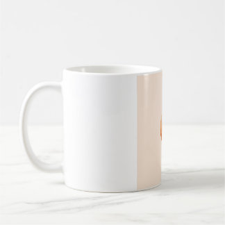 Café Taza de fase lunar de acuarela suave - Terracota c