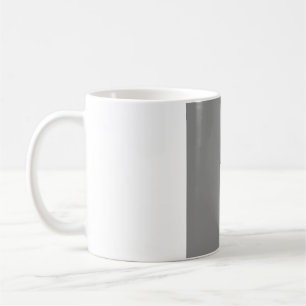 Café Taza de fase lunar de arte de línea simple - negro