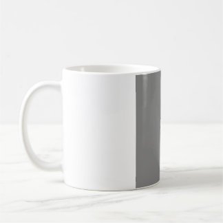 Café Taza de fase lunar de arte de línea simple - negro