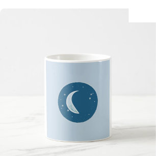 Café Taza de fase lunar de Navidad - Hielo y plata