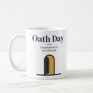 Café Taza de Felicitaciones por Ciudadanía el Día del J