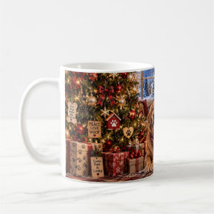 Café Taza de Feliz Woofmas para Amantes de Perros