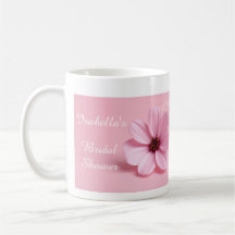 Taza de fiesta de despedida de soltera floral de c