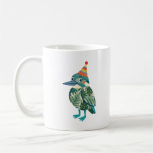 Café Taza de fiesta del Martín Pescador lindo con estam
