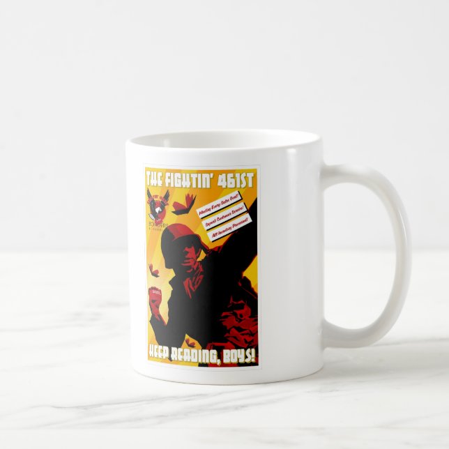 Café Taza de "Fightin 461o" de las fronteras (Derecha)
