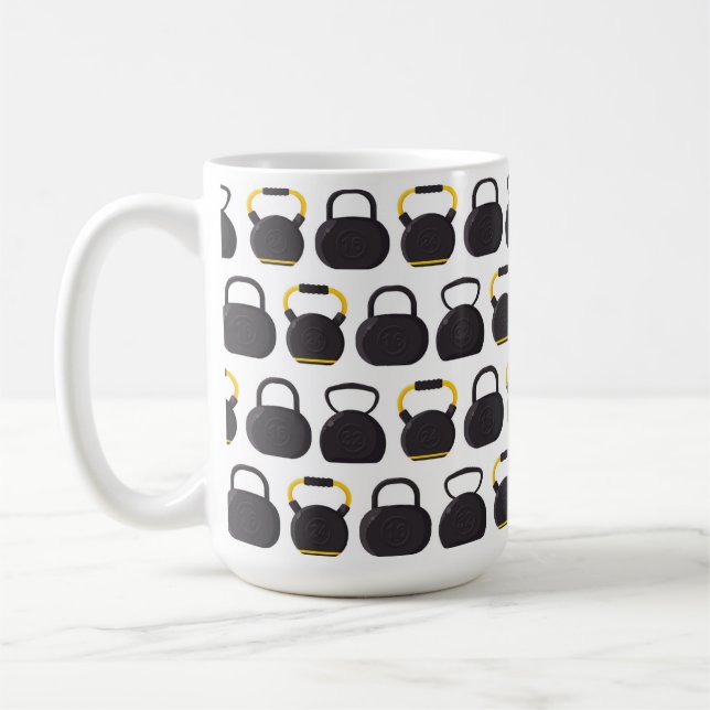 Café Taza de Fitness de Kettlebell (Izquierda)
