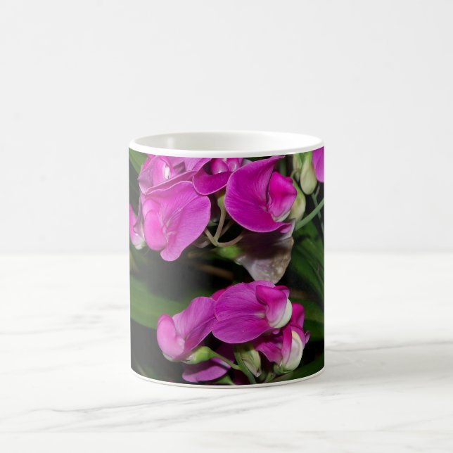 Café Taza de Flor de Guisante Dulce (Centro)