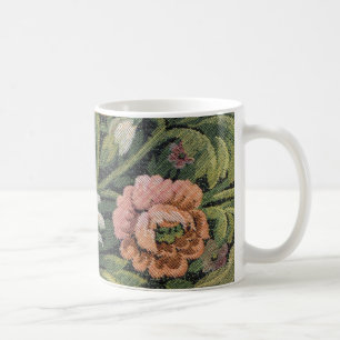 Café Taza de Flor de Lienzo 001