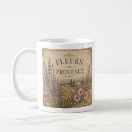 Café taza de flores de Provenza 