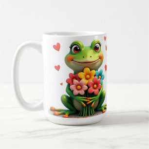 Café Taza de Flores de Rana